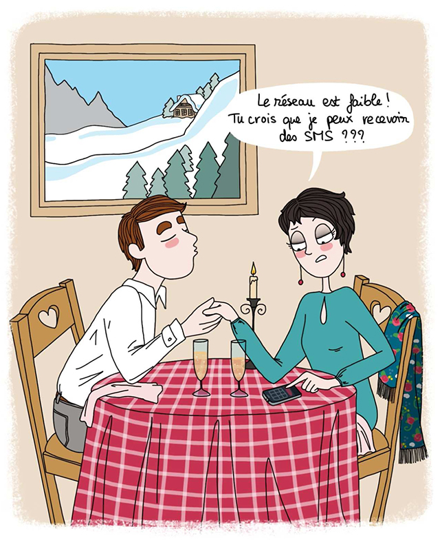 Les Vacances Au Ski Illustrées Par Astrid M France