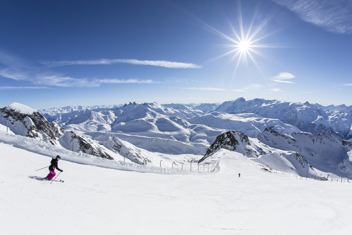 Sarenne, plus longue piste de ski de France