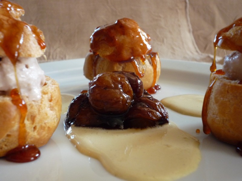 Profiteroles aux Châtaignes des Pyrénées - France ...