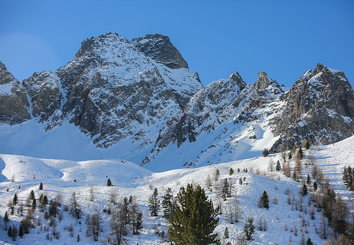 neige en montagne