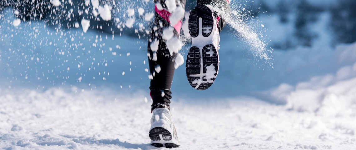 Running in the snow: why not have a go at a snow trail?  