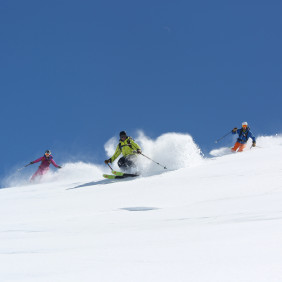 Cours de ski par Christelle Morin