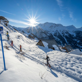 Itinéraire ski de randonnée "Lac des Estaris"