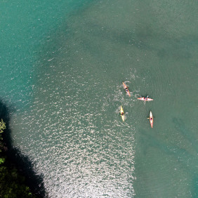 Kayak ou paddle à la base de loisirs des Versants d'Aime
