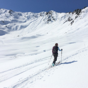 Ski de randonnée : Montée au Lac de Roy