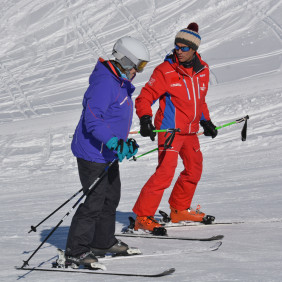 Cours collectif ski alpin ado/adulte avec l'ESF