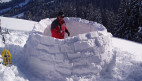 Construction d'igloo