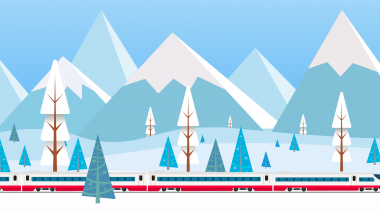 Cet hiver, prenez le train pour vous rendre en station ! 